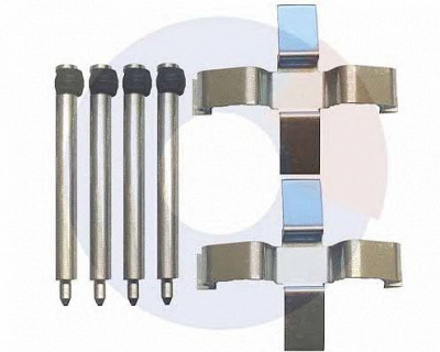 CARRAB BRAKE PARTS 2230 -  Комплектующие, колодки дискового тормоза
